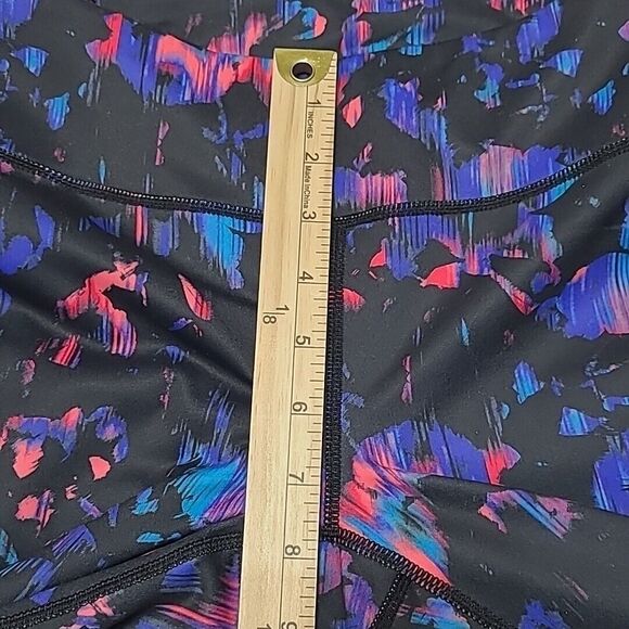 Zella Slim Fit Live In Crop Leggings Small Black Multicolor Two Pair - Picture 10 of 11